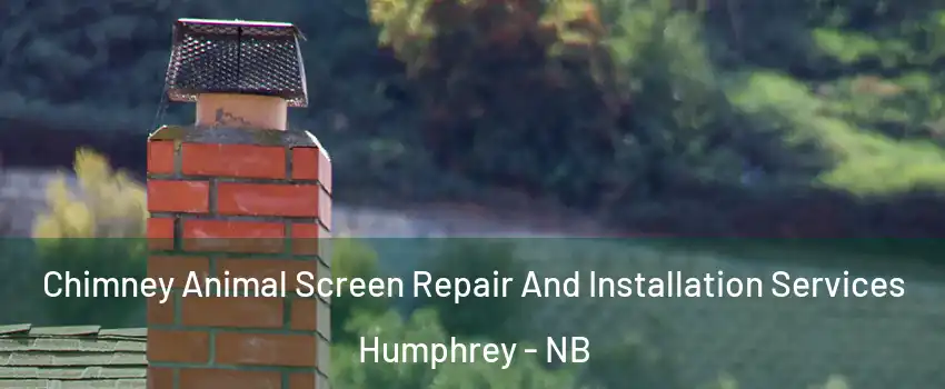  Chimney Animal Screen Repair And Installation Services Humphrey - NB