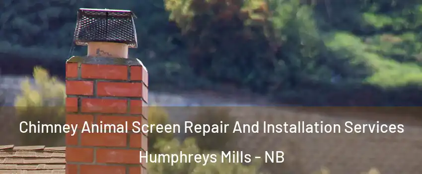  Chimney Animal Screen Repair And Installation Services Humphreys Mills - NB