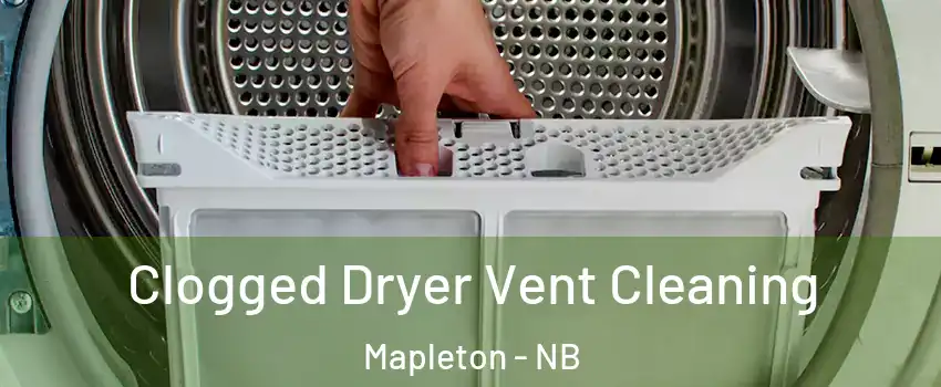  Clogged Dryer Vent Cleaning Mapleton - NB