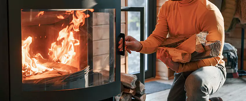 Residential Fireplace Ceramic Glass Installation in Moncton, NB