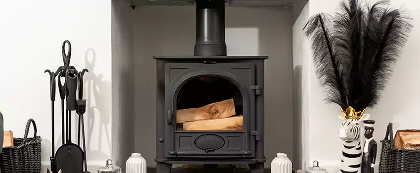 Thelin Hearth Products Providence Pellet Insert Fireplace Installation in Humphrey, NB