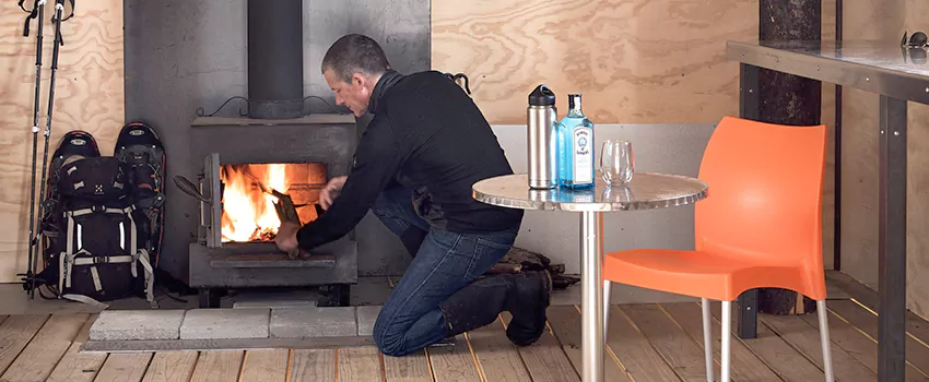 Open Hearth Wood Fireplace Installation in Moncton, NB