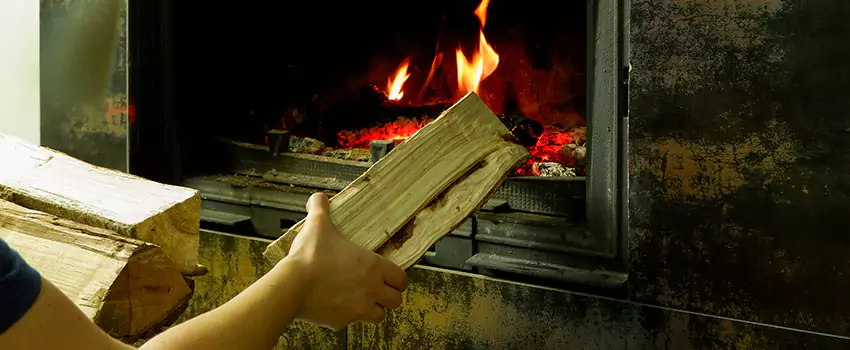Wood Stove Heat Resistant Wall Repair in Moncton, New Brunswick