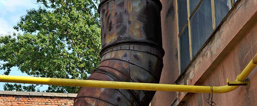 Lightning Protection Installation System for Industrial Chimneys in Moncton, New Brunswick
