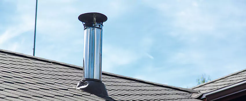 Outdoor Metal Chimney Installation in Moncton, New Brunswick